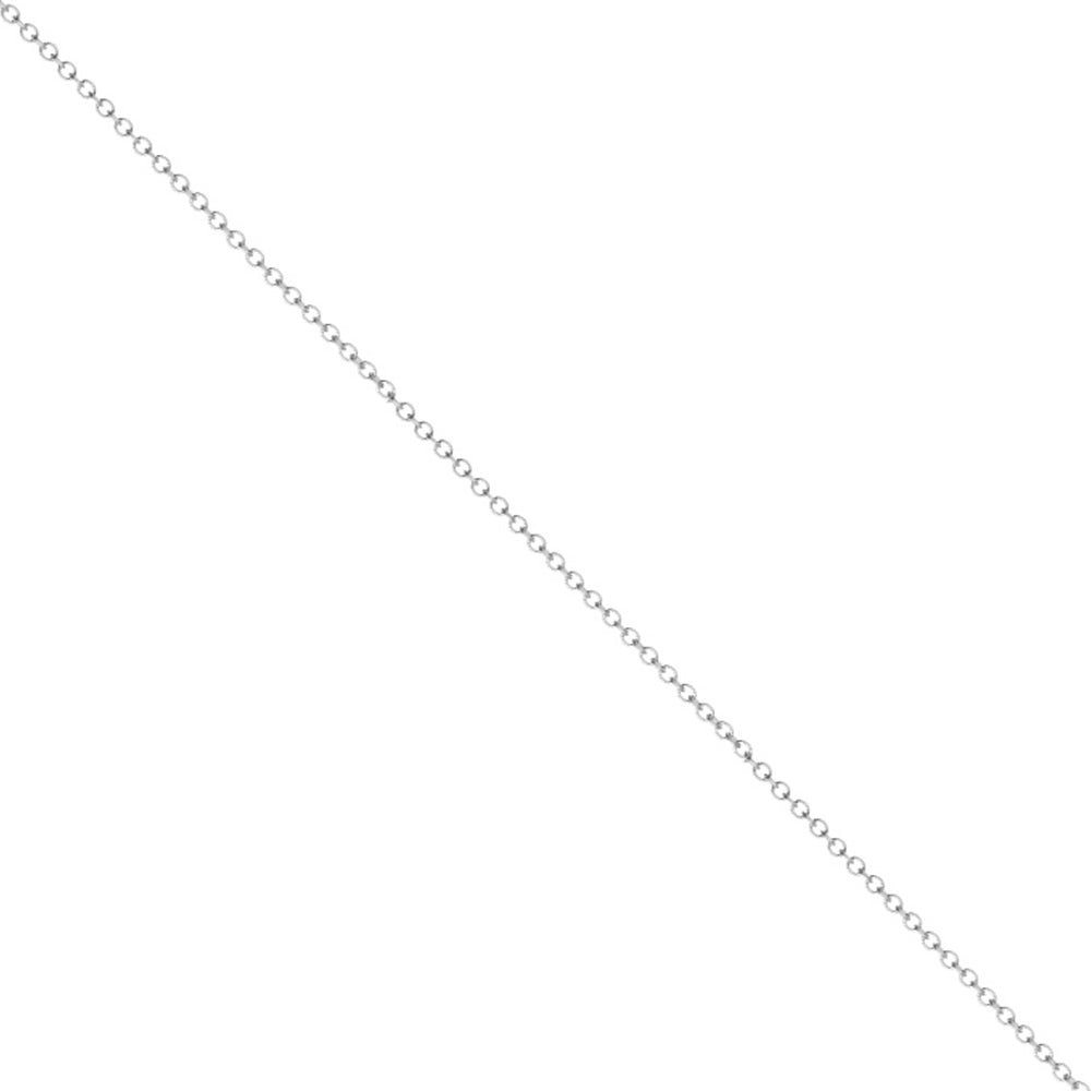 18 Inch 9ct White Gold Trace Chain - Michael Jones Jeweller