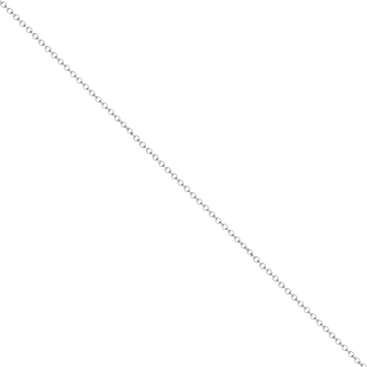 18 Inch 9ct White Gold Trace Chain