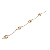 Figure of 8 Link 9ct Yellow Gold Bracelet - Michael Jones Jeweller