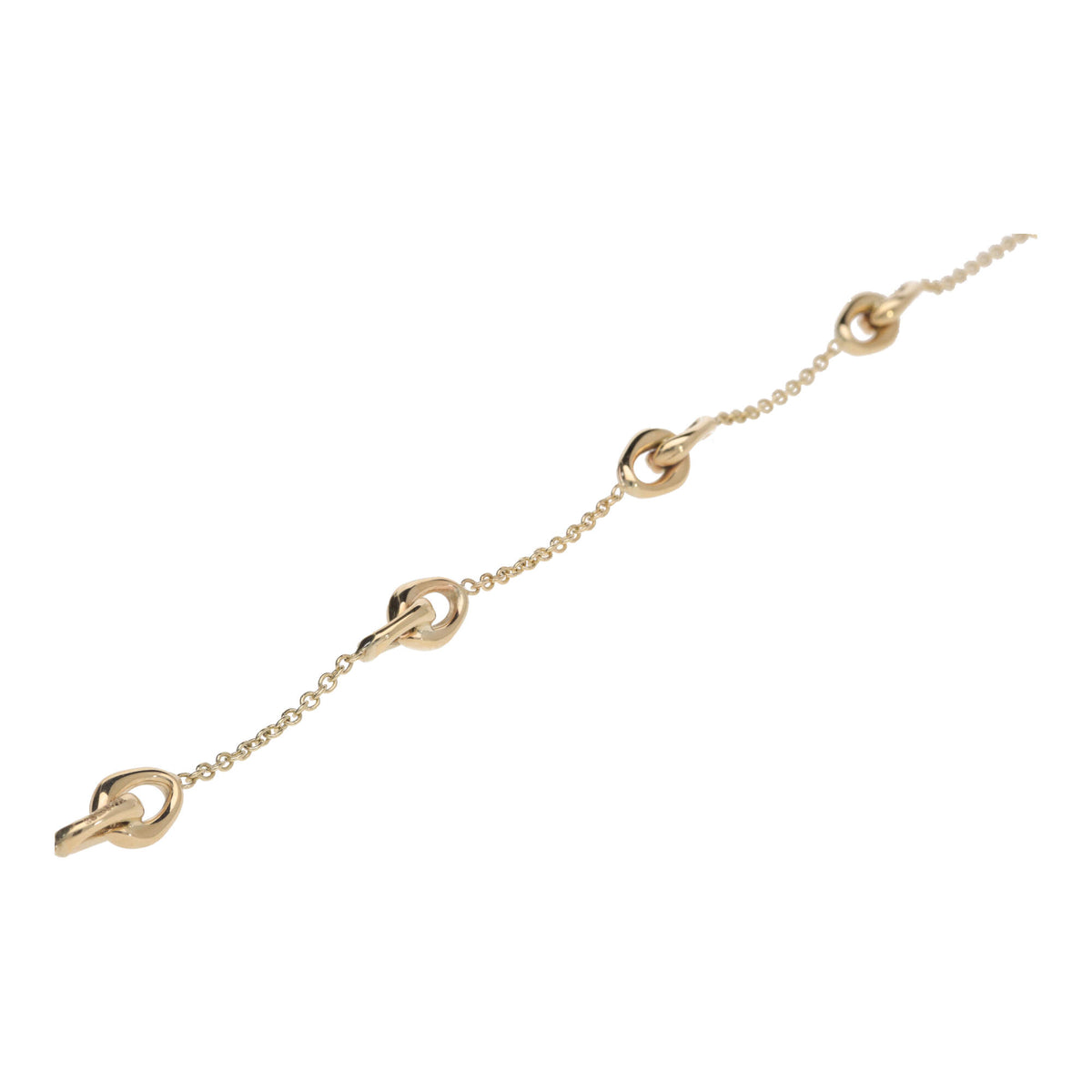 Figure of 8 Link 9ct Yellow Gold Bracelet - Michael Jones Jeweller