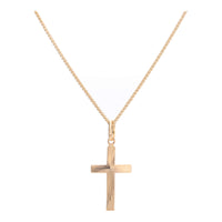 9ct Yellow Gold Cross Pendant