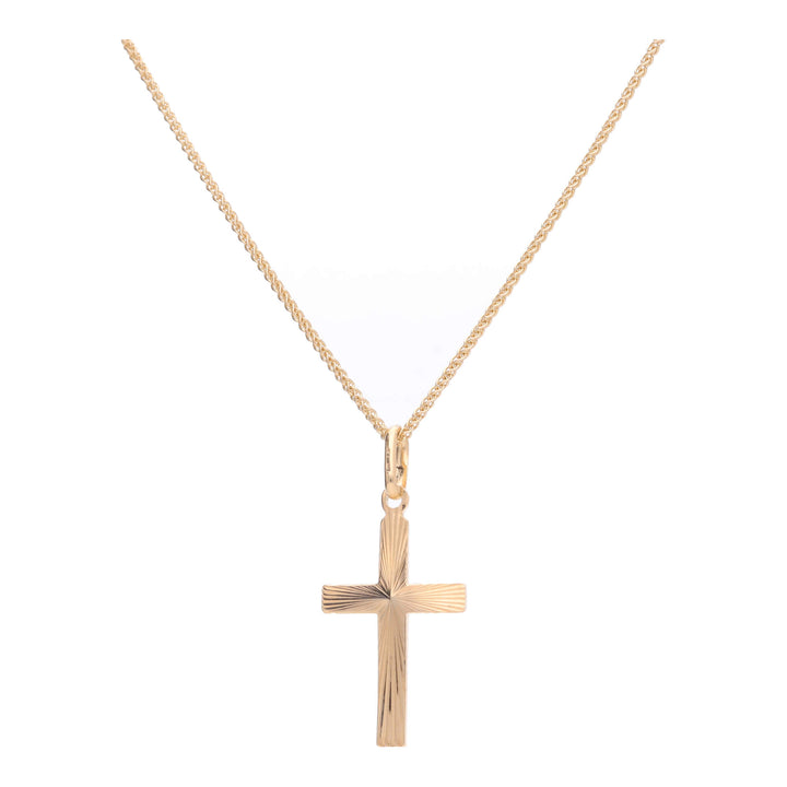 9ct Yellow Gold Cross Pendant