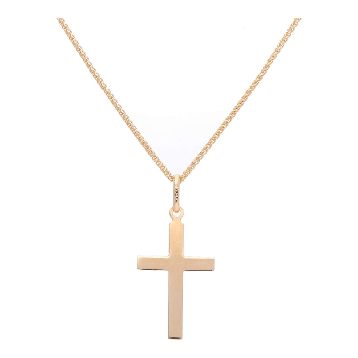 9ct Yellow Gold Cross Pendant