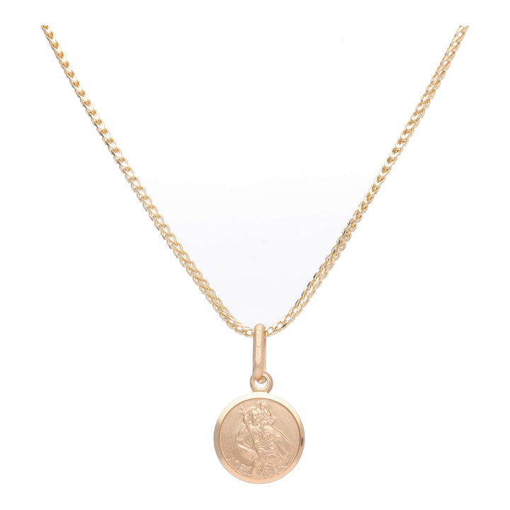 St Christopher 10mm 9ct Yellow Gold Pendant