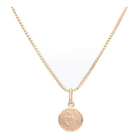 St Christopher 10mm 9ct Yellow Gold Pendant