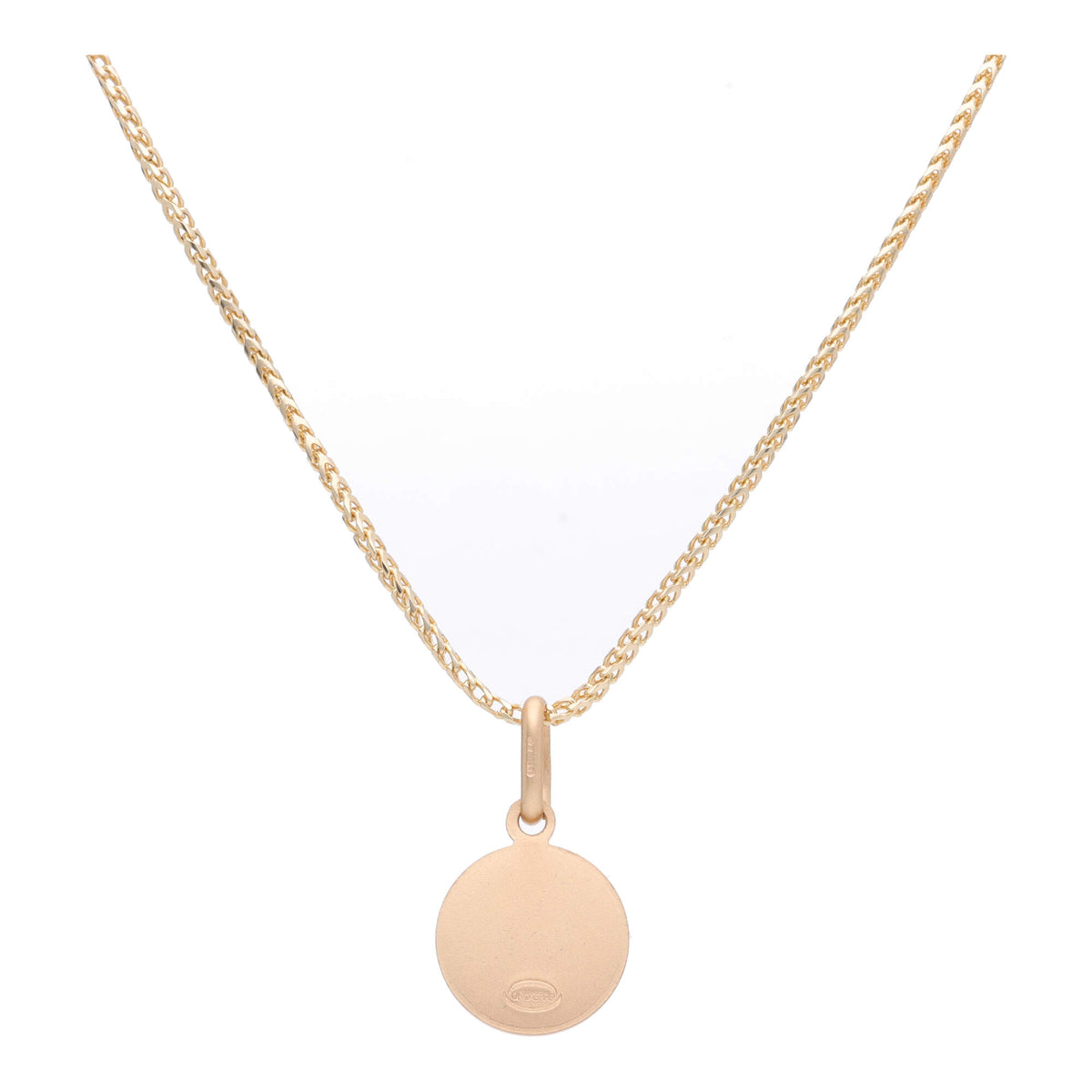 St Christopher 10mm 9ct Yellow Gold Pendant - Michael Jones Jeweller