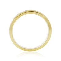 Sapphire and Diamond 9ct Yellow Gold Half Eternity Ring (M) - Michael Jones Jeweller