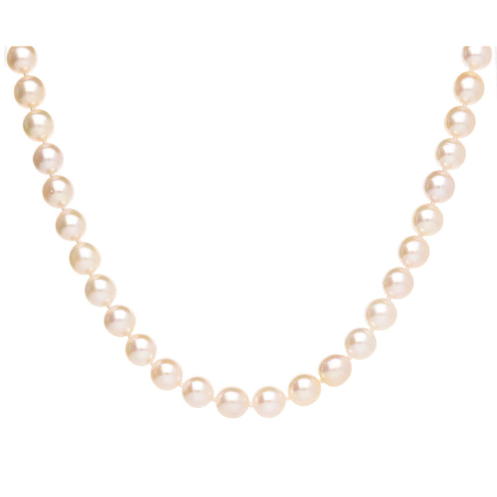 Akoya 8mm 18 Inch Pearl Necklace - Michael Jones Jeweller
