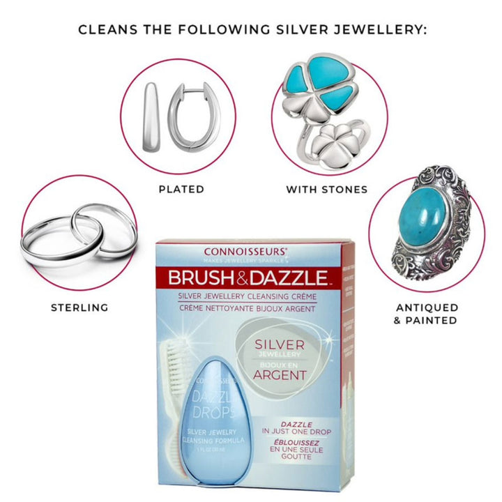 Connoisseurs Diamond Dazzle Drops Silver - Michael Jones Jeweller