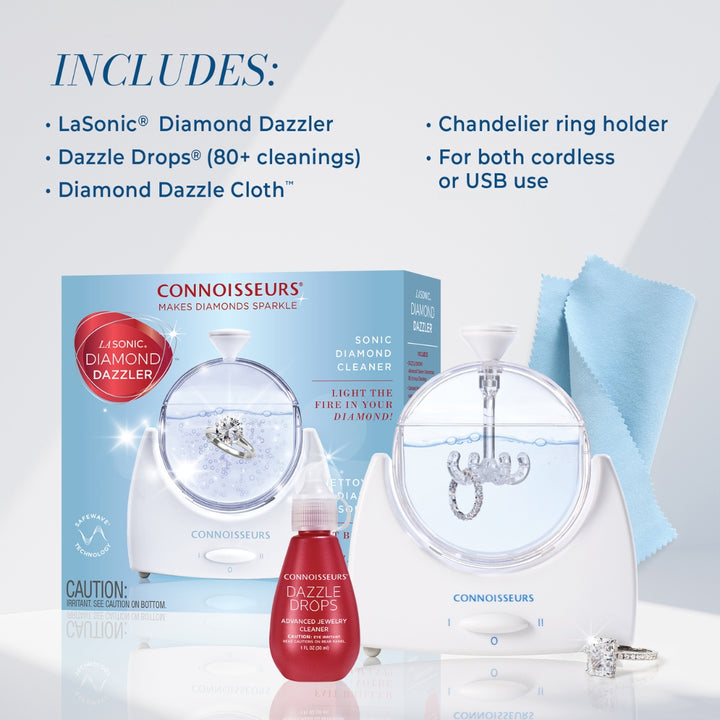 Connoisseurs La Sonic®  Diamond Dazzler Cleaner - Michael Jones Jeweller