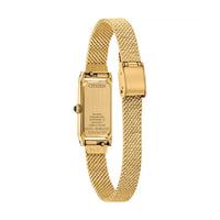 Citizen Eco-Drive Fio Yellow Gold Plated Watch EG7128-59E