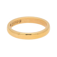 Pre-Owned 22ct Yellow Gold Wedding Band 3mm