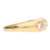 Pre-Owned Diamond 18ct Yellow Gold Three Stone Ring
