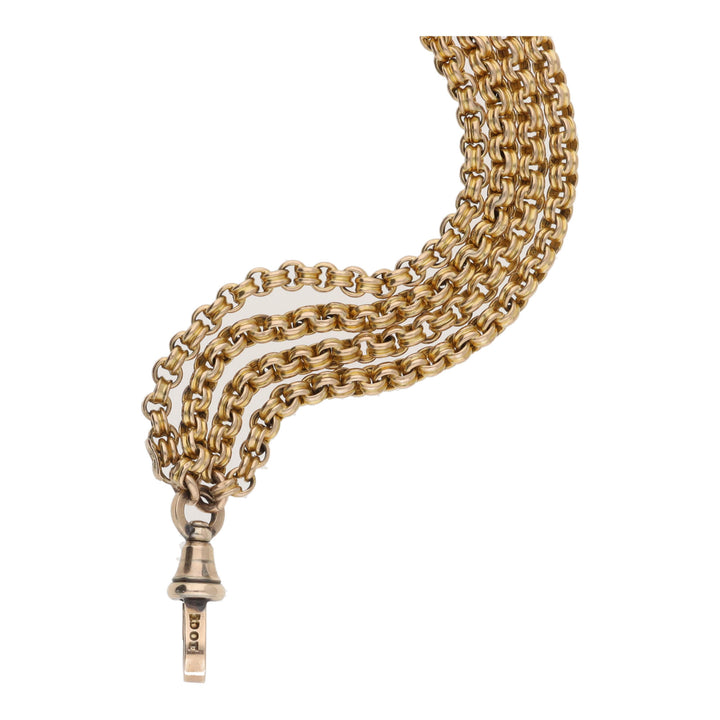 Pre-Owned 10k Yellow Gold Guard Chain