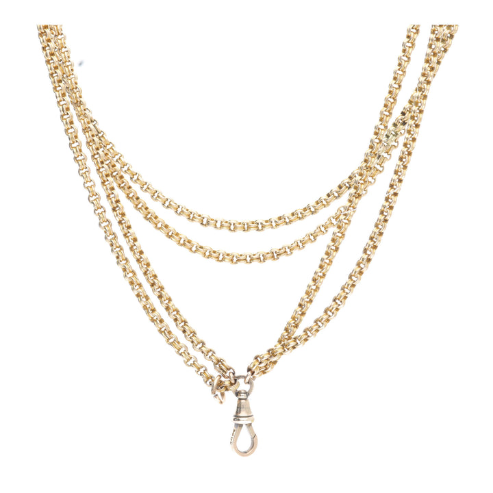 Pre-Owned 10k Yellow Gold Guard Chain