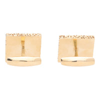 Pre-Owned Lapis and Tigers Eye 18ct Yellow Gold Cufflinks
