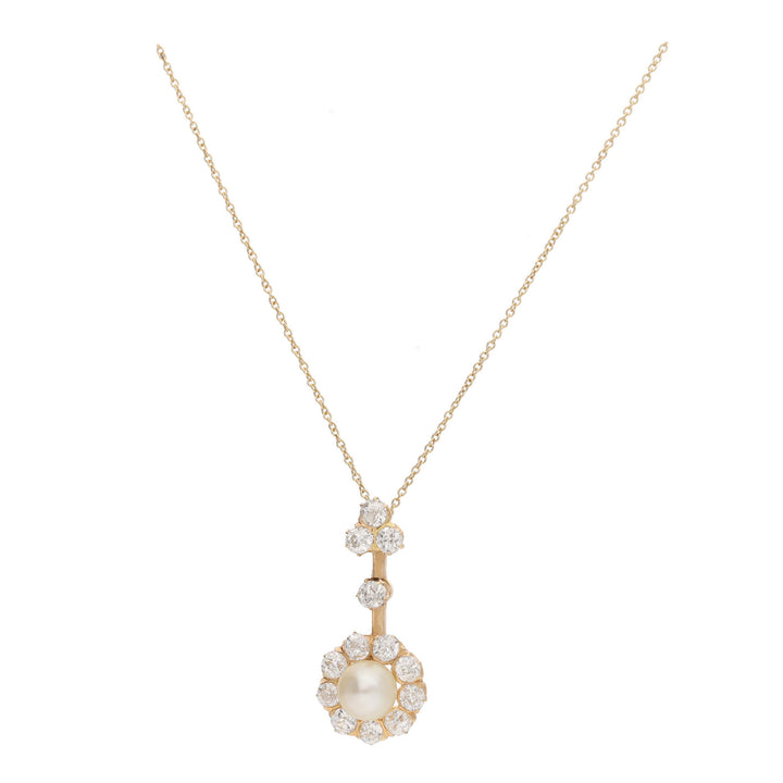 Pre-Owned Pearl Victorian Gold Necklace