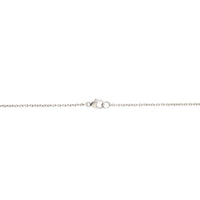 Pre-Owned Opal and Diamond Platinum Necklet