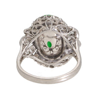 Pre-Owned Jadeite and Diamond Ring - Michael Jones Jeweller