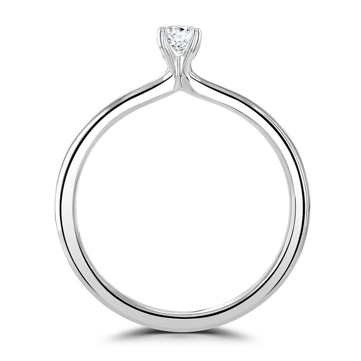 Brown & Newirth 0.15ct Diamond Platinum Passion Solitaire Ring