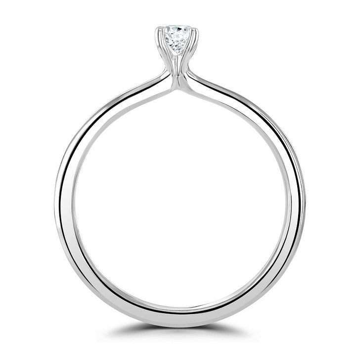 Brown & Newirth 0.15ct Diamond Platinum Pasion Solitaire Ring