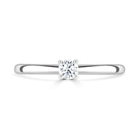 Brown & Newirth 0.15ct Diamond Platinum Passion Solitaire Ring - Michael Jones Jeweller