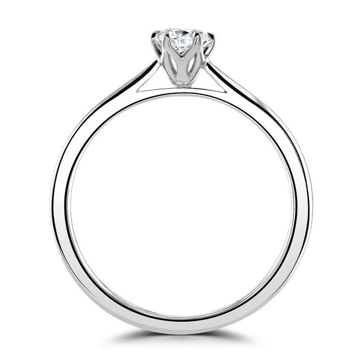 Brown & Newirth 0.34ct Diamond Delphine Platinum Solitaire Ring
