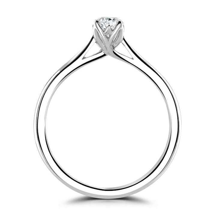 Brown & Newirth 0.25ct Diamond Platinum Dephne Solitaire Ring