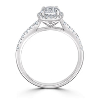Brown & Newirth Created 1.36ct Laboratory Grown Diamond Oval Larissa Platinum Ring - Michael Jones Jeweller