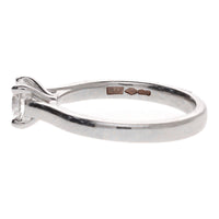 Pre-Owned Diamond 0.61ct Platinum Solitaire Ring - Michael Jones Jeweller