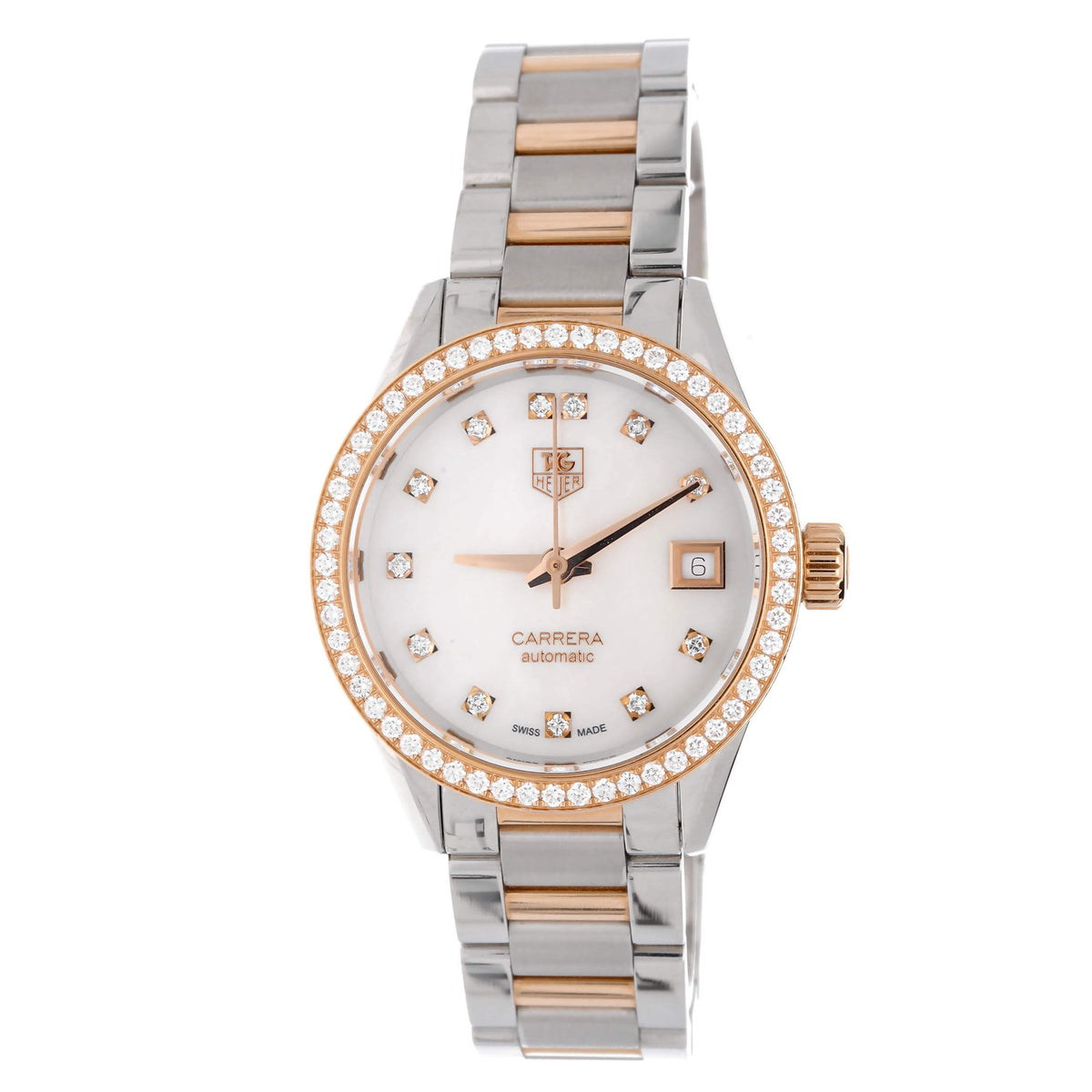 Pre-Owned TAG Heuer Carrera 28mm Automatic Watch WAR2453.BD0777 - Michael Jones Jeweller