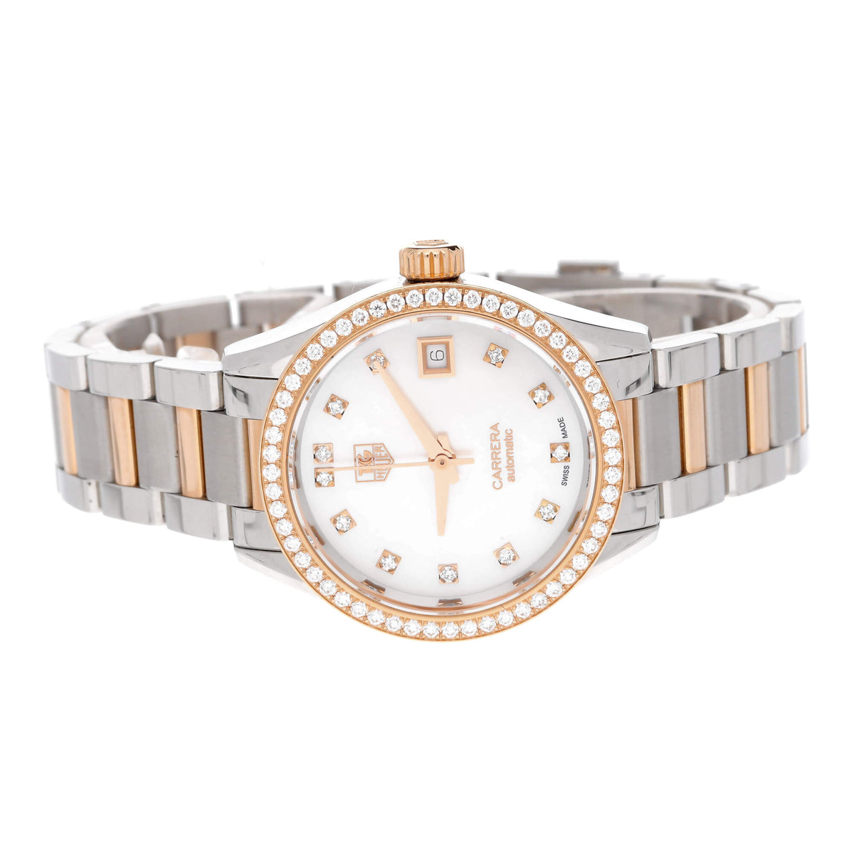 Pre-Owned TAG Heuer Carrera 28mm Automatic Watch WAR2453.BD0777 - Michael Jones Jeweller