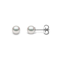 Yoko London Classic Akoya Pearl 5mm 18ct White Gold Stud Earrings