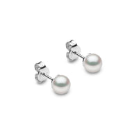 Yoko London Classic Akoya Pearl 5mm 18ct White Gold Stud Earrings