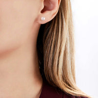 Yoko London Classic Akoya Pearl 5mm 18ct White Gold Stud Earrings