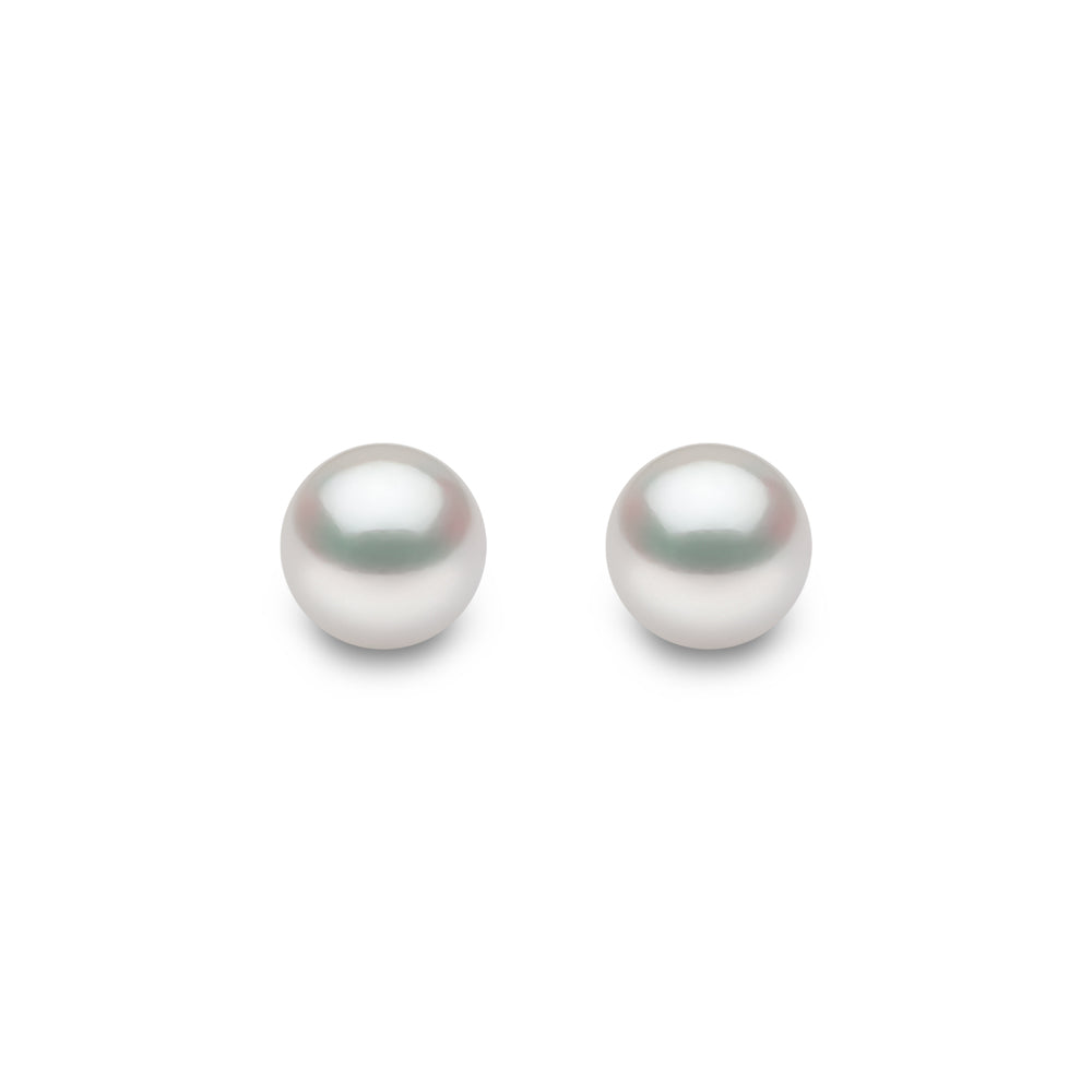 Yoko Classic Akoya Pearl 7mm 18ct White Gold Stud Earrings