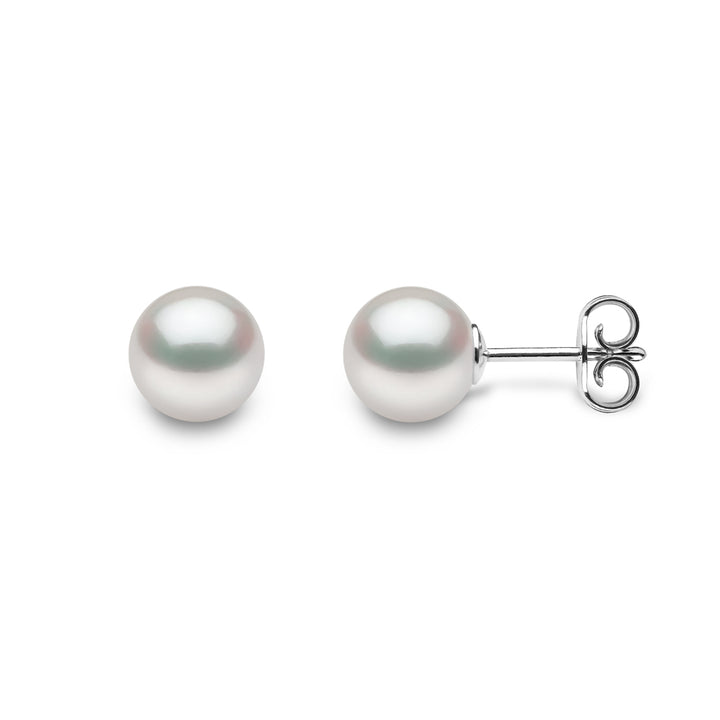 Yoko Classic Akoya Pearl 7mm 18ct White Gold Stud Earrings