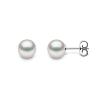 Yoko Classic Akoya Pearl 7mm 18ct White Gold Stud Earrings