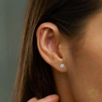 Skye Diamond 0.26ct 18ct White Gold Cluster Stud Earrings