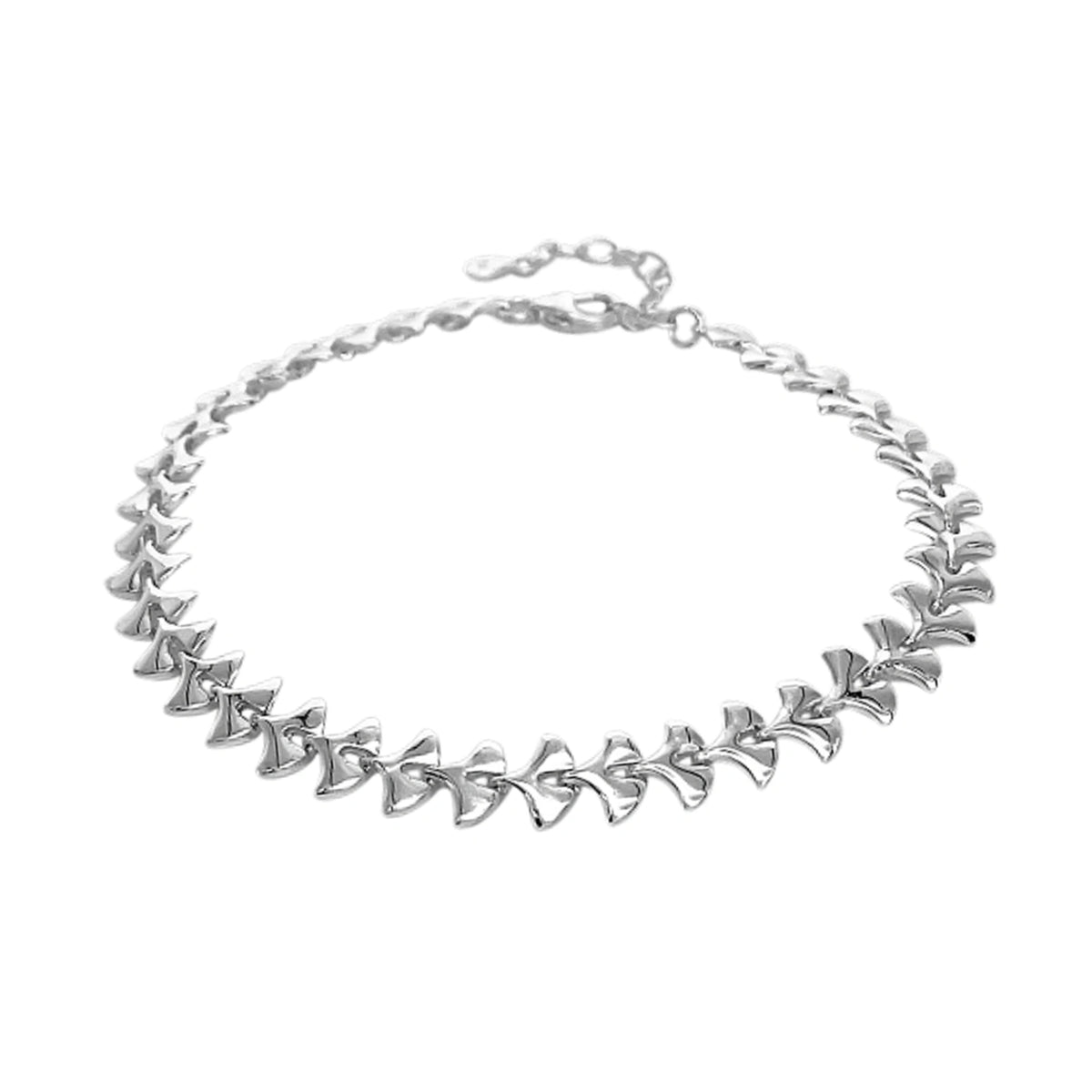 Silver Stingray Link Bracelet - Michael Jones Jeweller