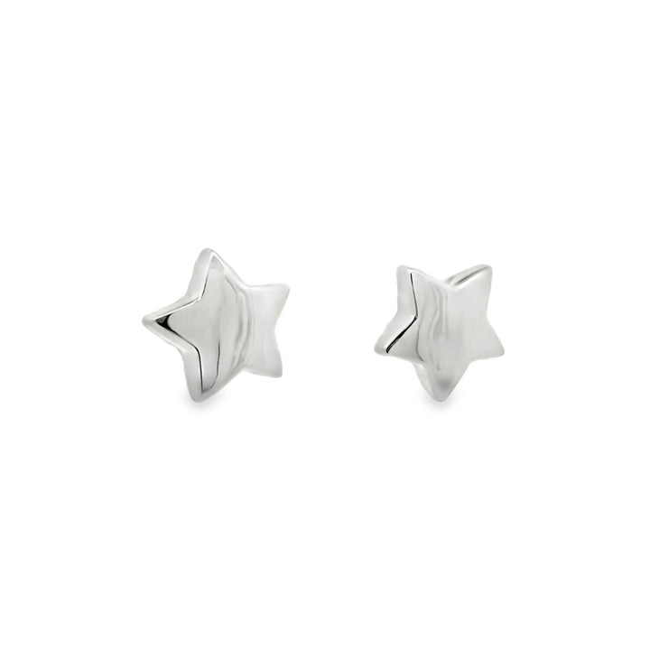 Star Silver Stud Earrings