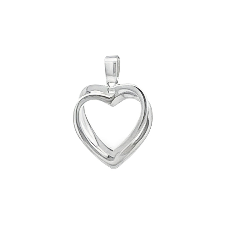 Silver Tangled Heart Pendant - Michael Jones Jeweller