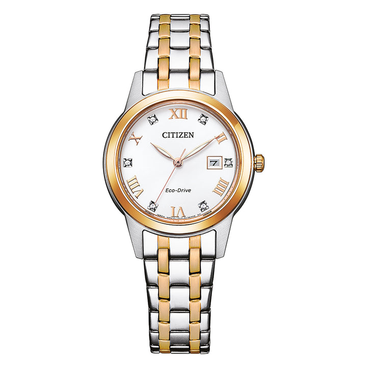 Citizen Eco-Drive Ladies Silhouette Crystal Watch FE1246-85A