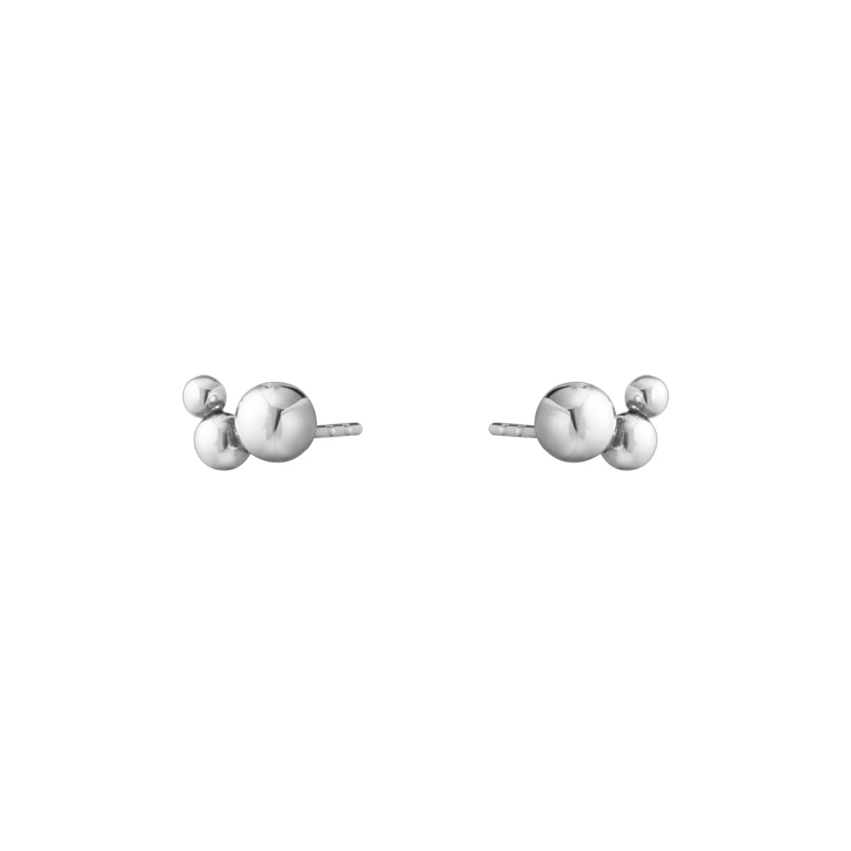 Georg Jensen Moonlight Grapes Silver Ear Stud - Michael Jones Jeweller