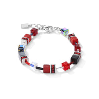 Coeur de Lion GeoCUBE® Bracelet Red-Haematite - Michael Jones Jeweller