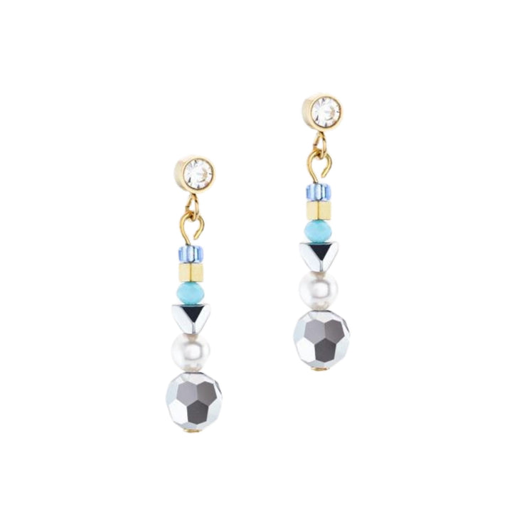 Coeur de Lion Ocean Vibes Drop Earrings Turquoise - Michael Jones Jeweller