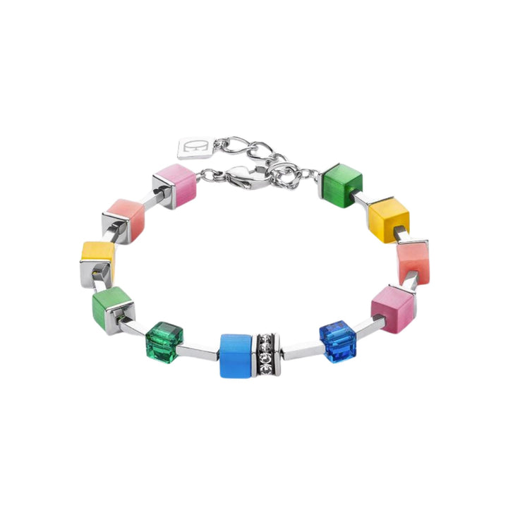 Coeur de Lion GeoCUBE® Iconic Pure Bracelet Rainbow