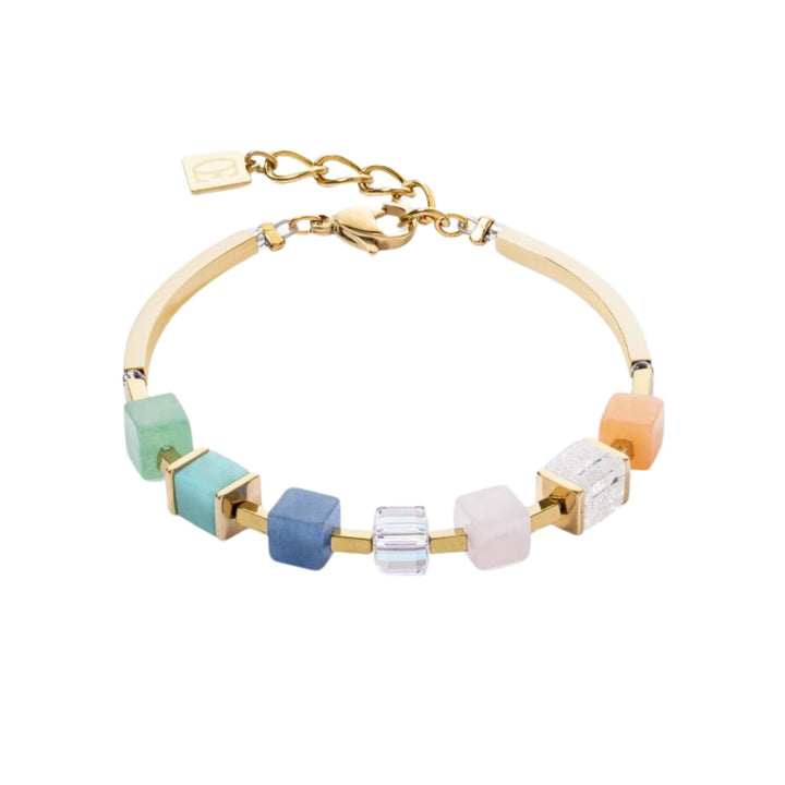 Coeur de Lion  Precious Statement Cubes Bracelet Multicolour