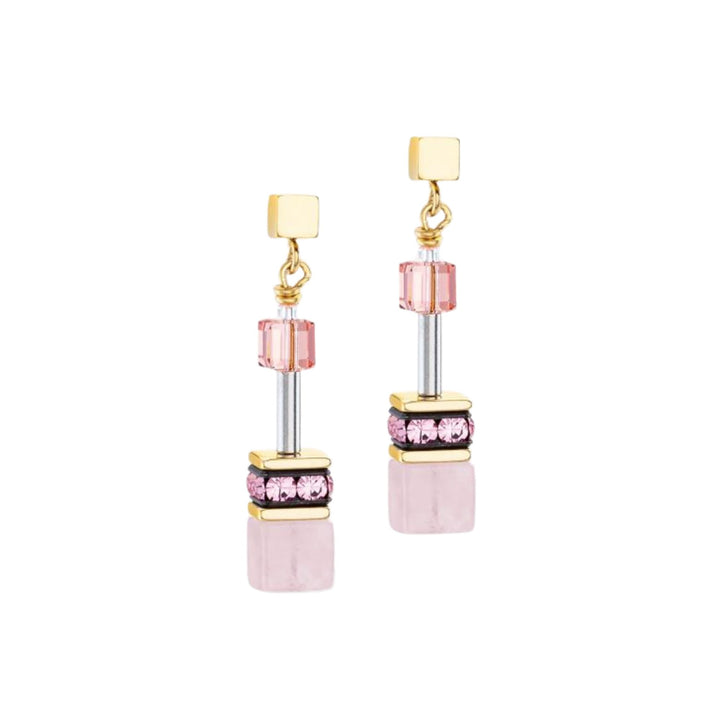 Coeur de Lion GeoCUBE® Iconic Precious Necklace Rose-Orange - Michael Jones Jeweller