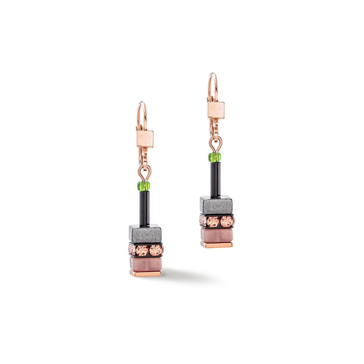 Coeur de Lion Sparkling Classic Elements Earrings Rose Gold-Autumn - Michael Jones Jeweller